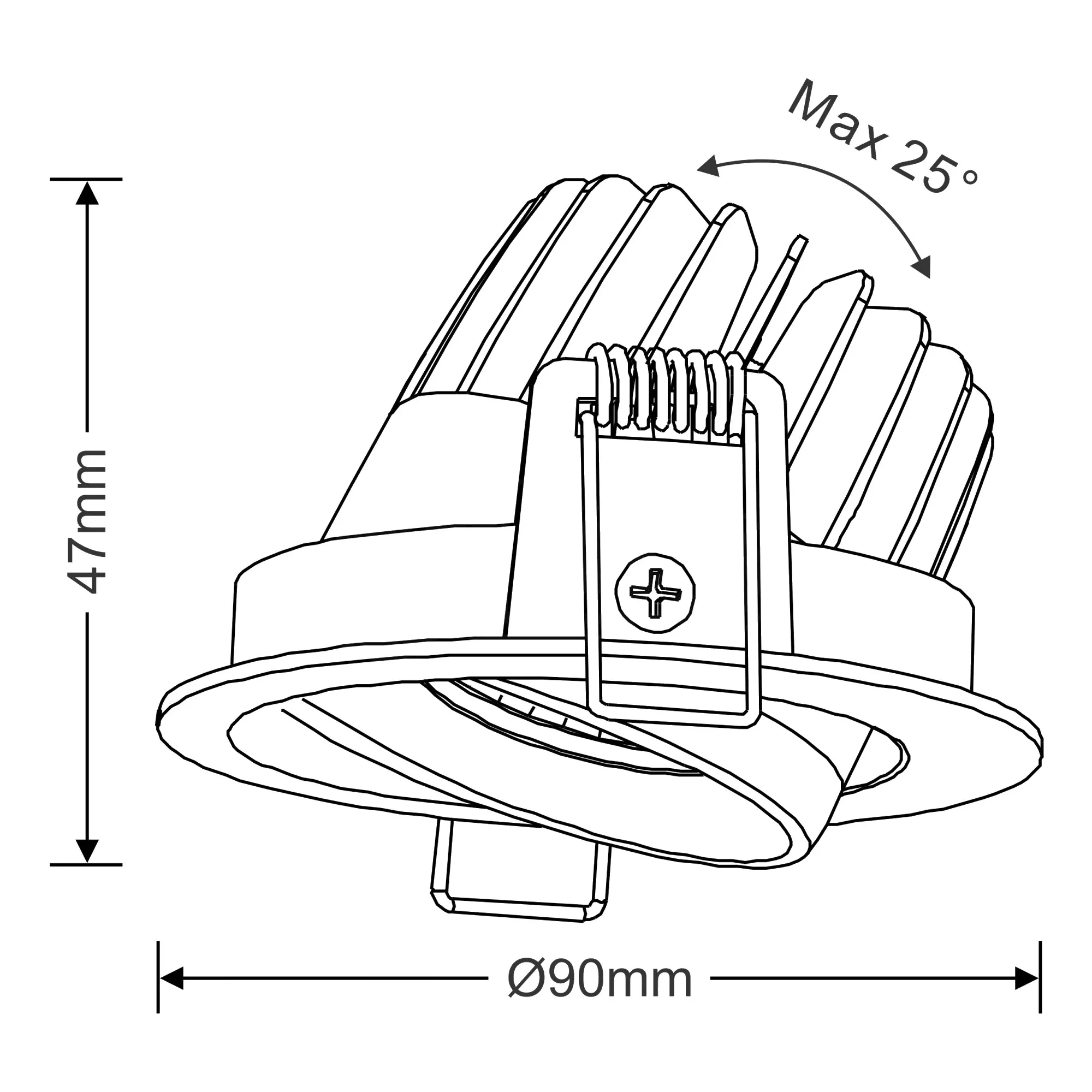 Beck A 6 Recessed Ceiling Luminaires Dlux Round Recess Ceiling